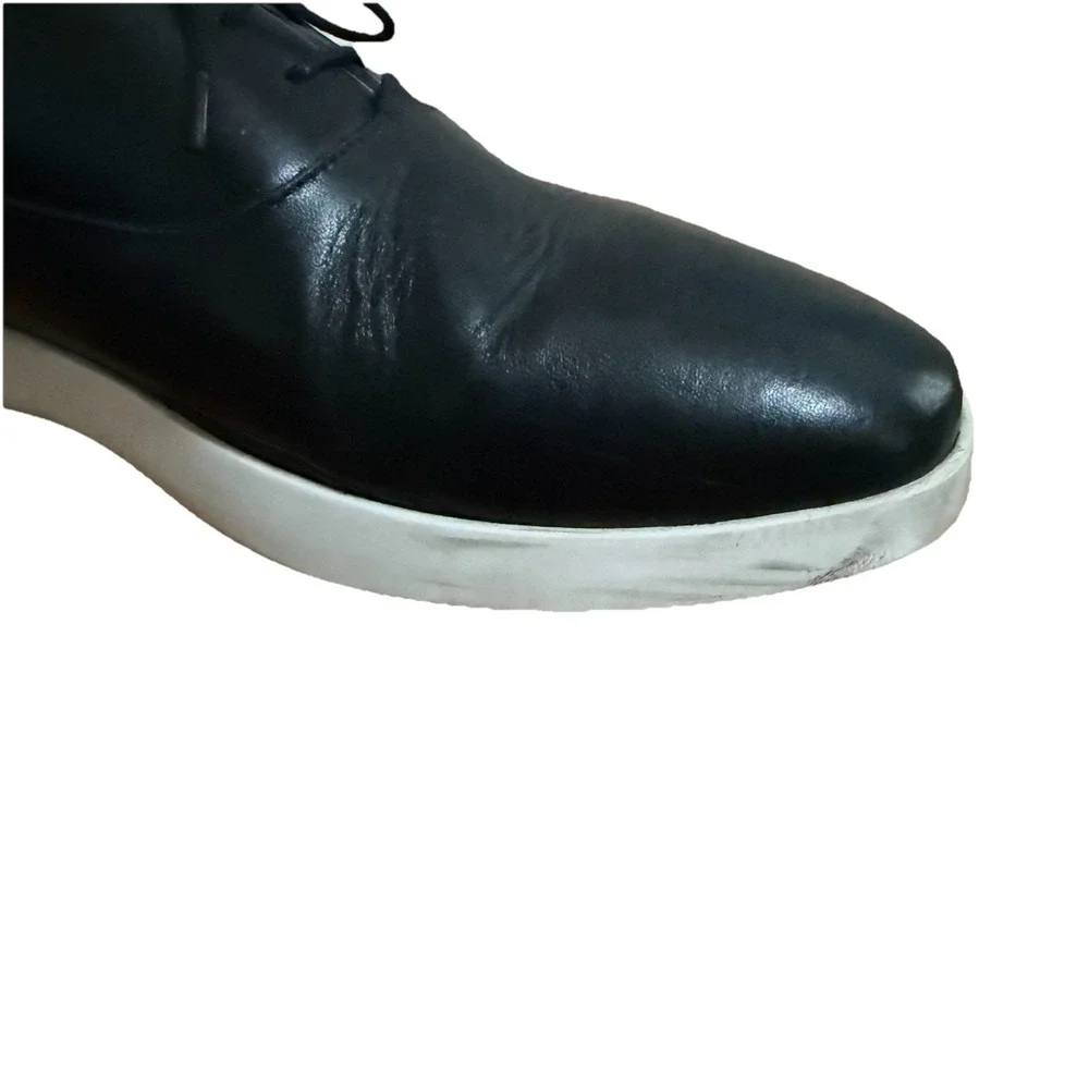 Wolf and‎ Shepherd Crossover Longwing Leather Shoes Mens Size 10 M Black Lace Up